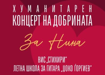 Хуманитарен „Концерт на добрината – За Нина“ во организација на „Елеуса Фондација“