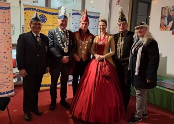 Струмичкиот карневал дел од првата патувачка FECC изложба, свечено отворена во Котбус, Германија